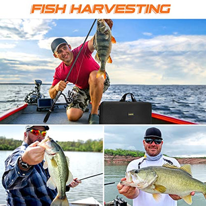 PLUSINNO Fishing Rod, Telescopic Fishing Rod and Reel Combo, Collapsible Travel Fishing Pole Rod Starter Kit, Carbon Fiber Fishing Rods and 12 +1 Bearings Stainless Steel, Fishing Gifts for Men Adults - color: Full Kit with Carrier Case, size: 2.7m 8.86ft