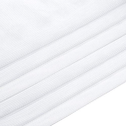 Frienda 6 Pieces Mesh Stuff Sack, 11 x 15 Inch Durable Nylon Drawstring Laundry Bag for Rinsing Beach Toys, Seashell Collecting, Mesh Bags for Travel(White) - color: White