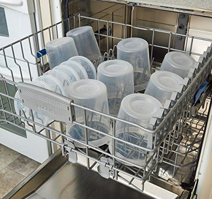 DuraHome Deli Containers with Lids for Food Storage Leakproof - 60 Sets BPA-Free Plastic Microwaveable Clear Food Storage Container Premium Quality, Freezer & Dishwasher Safe (16 oz & 32 oz - Bulk) - size: 16 oz. & 32 oz. (60 Sets)