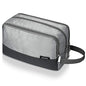 Toiletry Bag for Men Hanging Dopp Kit Water Resistant Shaving Bag Small Toiletry Bag for Traveling (Grey) - color: Grey