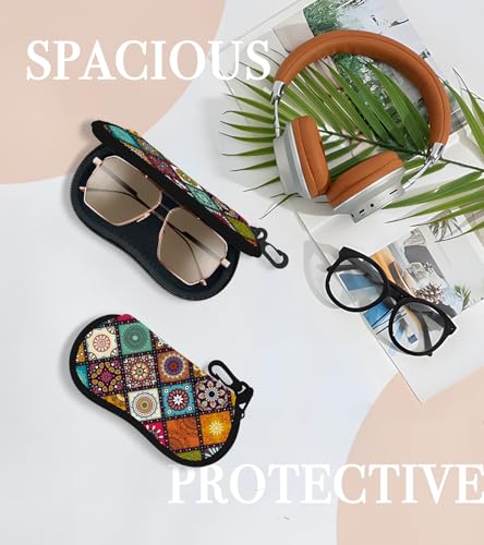 Sunglasses Case Soft Glasses Cases for Women Pouch Eyeglass Bag Eye Glass Kids Girls Sun Glasses Cute Kawaii - color: Color