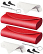 RayLove Ultimate Glasses Case Kit, Hard Shell Sunglasses and Eyeglass Case with Cleaning Cloth, Screwdriver, Ear Hooks - style: 2pack,wine Red