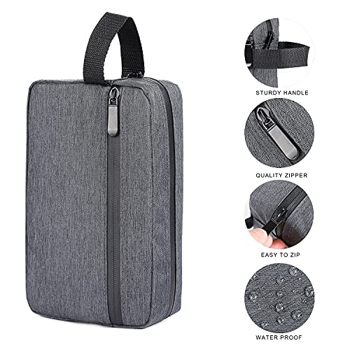 Etercycle Toiletry Bag for Men, Portable Travel Toiletry Organizer Bag,Shaving Bag for Toiletries Accessories (Deep gray) - color: Deep gray