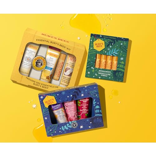 Burt's Bees Gifts Ideas - Essential Everyday Beauty Set, 5 Travel Size Products - Deep Cleansing Cream, Hand Salve, Body Lotion, Foot Cream and Lip Balm - style: Essentials Everyday Beauty Gift
