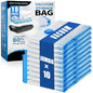 10 Jumbo Vacuum Storage Bags, Vacuum Seal Bags for Clothing Space Saver Compression Storage Bag with Hand Pump Extra Large for Clothing Travel Comforters Blankets Pillow Bedding Duvets Clothes