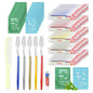 Bulk Hygiene Kits for Homeless,Disposable Toothbrushes with Toothpaste and Comb for Homeless Individually Wrapped，Basic Toiletry Kits Travel Size Shampoo And Body Wash For Hotel,Air Bnb Charity(20) - size: 1 Count (Pack of 20)