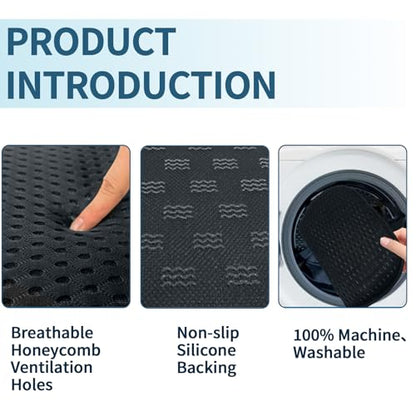 Portable 3D Breathable Seat Cushion – Foldable, Soft & Lightweight for Airplane Travel Stadium Cushion