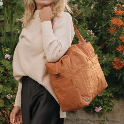 Jadyn Austin Carry-On Travel Duffel Bag for Women, 18” Weekender Bag with Laptop Sleeve, Durable Material, and Trolley Sleeve, Ideal for Work, Gym, and Overnight Trips (Terracotta) - color: Terracotta