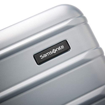 Samsonite Omni 2 28-Inch Large Checked Hardside Luggage with 360° Spinner Wheels - Scratch Resistant Hardshell - TSA Lock - Expandable Polycarbonate Shell for Lightweight Travel - Artic Silver - color: Arctic Silver, size: Checked-Large Spinner