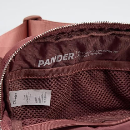 Pander Everywhere Belt Bag for Women, Fashion Waist Packs, Crossbody Bags with Adjustable Strap (Mauve). - color: Mauve