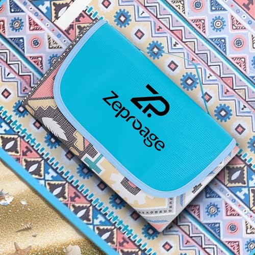 Waterproof Picnic Blankets, 80" x 80" Picnic Mat Outdoor Portable Travel Camping Bordeaux Blue - color: Bordeaux Blue, size: 6'8" x 6'8" (Square)