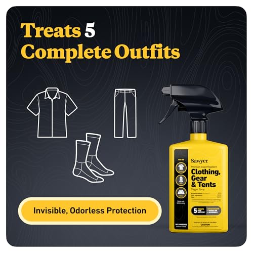 Sawyer Products Premium Permethrin Insect Repellent for Clothing, Gear & Tents - size: 24 Fl Oz (Pack of 1), style: Trigger Spray