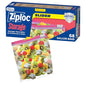 Ziploc Gallon Food Storage Slider Bags, Power Shield Technology for More Durability, 68 Count - size: 68 Count