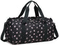 Gym Bag Sports Duffle Bag with Wet Pocket Weekender Overnight Bag with Waterproof Shoe Compartment for Girls Kids Women Travel Dance Yoga Workout Bag (Bow Pink-Black) - color: Bow Pink-Black