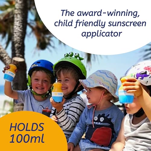 Pink Bag Bundle Solar Buddies Refillable Roll On Sunscreen Suncream Applicator Bag Bundle With Applicator Carabina Clip For Families, Kids, Adults, Travel Set, With A Free Sticker Pack (Pink) - color: Pink