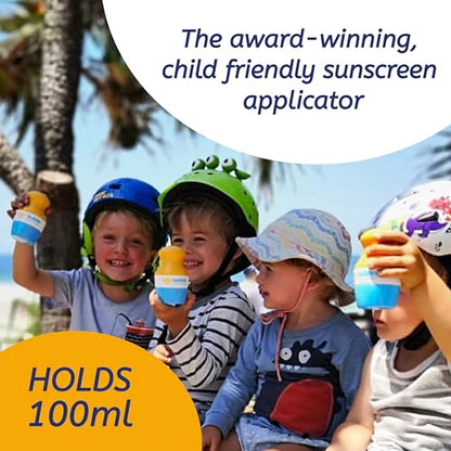 Pink Bag Bundle Solar Buddies Refillable Roll On Sunscreen Suncream Applicator Bag Bundle With Applicator Carabina Clip For Families, Kids, Adults, Travel Set, With A Free Sticker Pack (Pink) - color: Pink