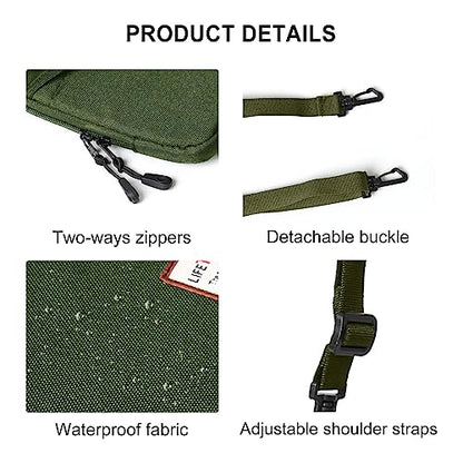 SEAFEW Mini Crossbody Bag Shoulder Bag for Men, Small Messenger Satchel Bag for Women - color: Green - Standard