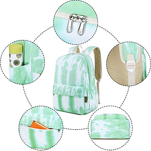 mygreen Kids Backpack, Kawaii Girls Backpack for School Ages 8-12 - color: Dark Blue, Multicolor, 15 Inch Laptop