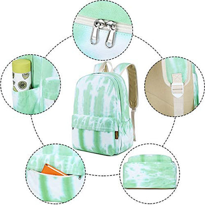 mygreen Kids Backpack, Kawaii Girls Backpack for School Ages 8-12 - color: Dark Blue, Multicolor, 15 Inch Laptop