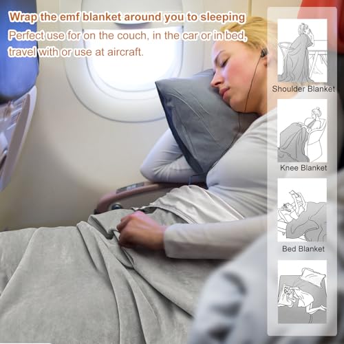 Faraday Blanket, E M F Protection Blanket, As Protection Cover for All Ages, Shielding Blanket, Size 38.5" x 40" - This is Not a Faraday Cage - size: 38.5" x 40" inch