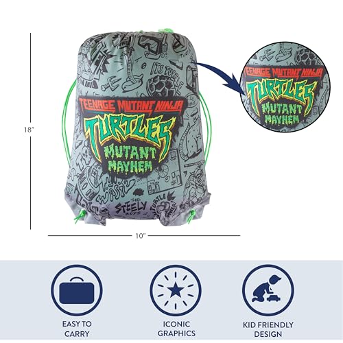 Sling Bag Slumber Set - color: Ninja Turtles Mutant Mayhem