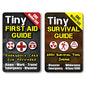Tiny First Aid Guide: Emergency Medical Care for Anywhere - The Ultimate Step-by-Step, Everyday Carry: Survival Medicine Pocket, Micro-Guide (1 Tiny Guide & 1 Tiny Field Guide) - style: 1 Tiny Guide + 1 Tiny Field Guide