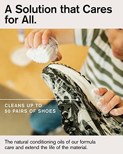 Jason Markk Starter Kit, Shoe Cleaner, 2-Piece Set, Deep Cleaning Solution & Durables Brush, Sneaker Care, Ideal for Footwear, Safe for Midsoles, Full-Grain Leather, Rubber, Plastic, and More, 2oz
