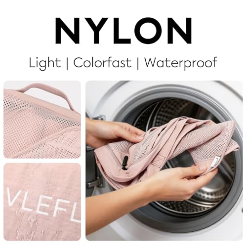 GIVLEFLY Compression Packing Cubes for Travel, 6-Piece Lightweight Luggage Organizer Bags, Space Saving Suitcase Packing Set for Women - color: Pink