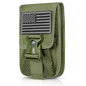 SOWHUP Tactical Molle Pouch Cell Phone Pouch Holster Small Utility EDC Pouch Gadget Organizer Bag - color: Army Green3