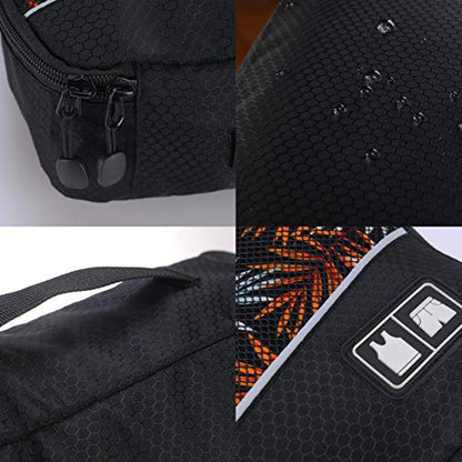 Packing Cubes Luggage Bags Organizer Durable Travel Accessories With Clothing Label - color: 8 set - Black/Grey
