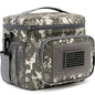 FlowFly Tactical Lunch Bag Large Insulated Lunch Box Cooler Tote for Men, Women with MOLLE/PALS Webbing (Digital#Camo, Medium) - color: Digital#Camo, size: Medium