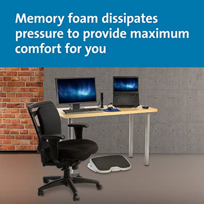 Kensington Memory Foam Backrest, 16 X 12 X 16, Black