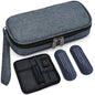 apollo walker Insulin Cooler Travel Case Diabetic Medication Cooler with Ice Packs and Insulation Liner insulin travel case tsa approved - color: Navy, size: Small