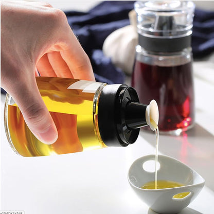 Leak-proof Oil Dispenser Bottle for Outdoor Camping, 160 ml/5.4 oz Glass Olive Oil and Vinegar Cruet, Well Sealed for Picnic Kitchen, 4 Pack - size: 4 Pack