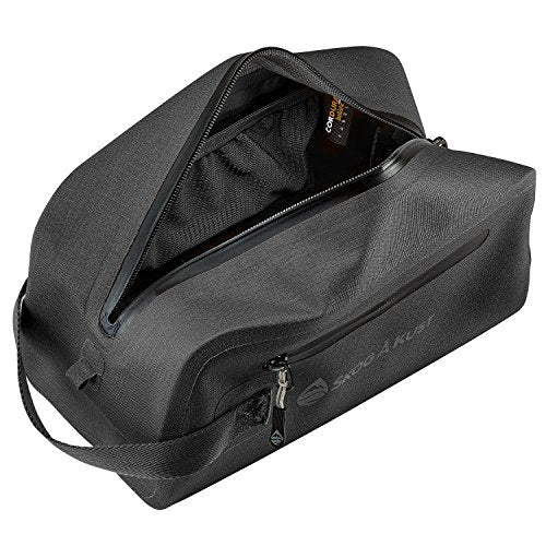 Skog Å Kust DoppSåk Waterproof & Leak-Proof Travel Toiletry Bag | Small, Black - color: Black, size: Small