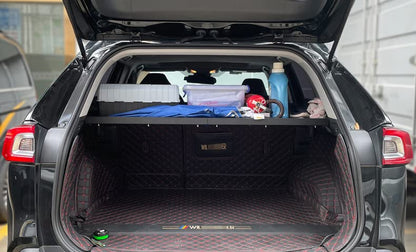 HIGH FLYING for Toyota RAV4 2019-2025 Car Accessories Modular Storage Molle Panel Cargo Shelf Organizer Luggage Carrier Rack Aluminum Alloy (with Conjoined Cross Bar) - size: 2019-2025 with Conjoined Cross Bar
