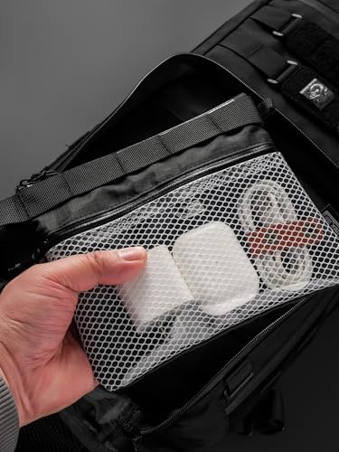 TACTICAL_GEEK EDC Modular Carry Pouch, Waterproof Nylon Organization, Multifunctional Utility Carry Pouch, Semi-Transparent Mesh Pouch for Storing Tools, Daily Necessities - size: Storage A15