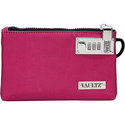 Vaultz Locking Accessories Pouch, 7x10 Inches, Berry (VZ03989) - color: Berry, size: 7x10