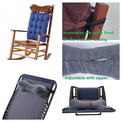 Head Pillow for Recliner Chair，for Sofa, Recliner Neck Pillow, Bone Couch Neck Pillow (Brown) - color: Brown