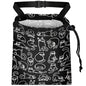 Car Trash Bag Hanging Back of Seat with Adjustable Snap Buckle Strap Cute Printed Drawstring Garbage Bags for Car-Black Cats - color: Black Cats Car Trash Bag