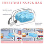 Cerbonny Freezable Lunch Bag, Small Cooler Bag, Small Lunch Bag, Insulated Mini Cooler Box with Ice Packs & Handle Buckle for School Work Travel - color: LOVE