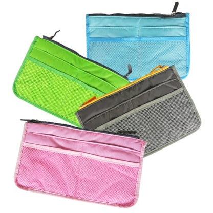 Wrapables® Unisex Bag Insert Organizer, Travel Bag Organizer - Green - color: Green