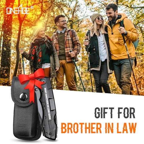 Brother in Law Gifts, Multitool Knife, Gifts for Brother in law, Christmas Practical Gift, Brother’s Birthday Presents, Brother-in-law Gift for Camping, Hiking, Fishing, 20 in 1 Multitool - style: BROTHER IN LAW GIFTS