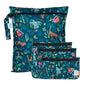 Bumkins - Waterproof Wet Bag & Clear Travel Bags - For Beach, Baby, Travel, Swim Suit, Cloth Diapers, Pump Parts, Pool, Gym, Toiletries - Reusable & Easy to Clean - Jungle - 4 Pack - color: B1 Jungle-4