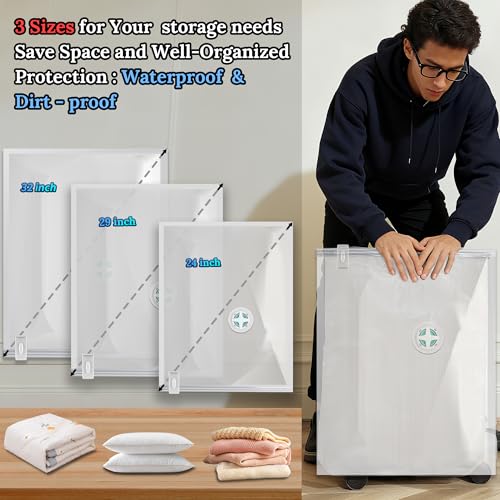 Vacuum Sealing Bags for Clothing Travel,Space Saver Vacuum Storage Bags with Air Pump,Compression Packing for Luggage and Clothes Travel (9 Combo Bags+Electric Pump) - size: 9 Combo Bags+Electric Pump