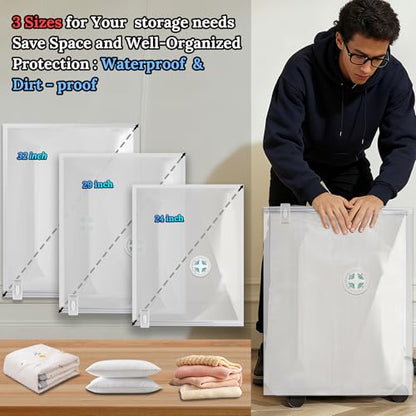Vacuum Sealing Bags for Clothing Travel,Space Saver Vacuum Storage Bags with Air Pump,Compression Packing for Luggage and Clothes Travel (15 Combo Bags+Electric Pump) - size: 15 Combo Bags+Electric Pump