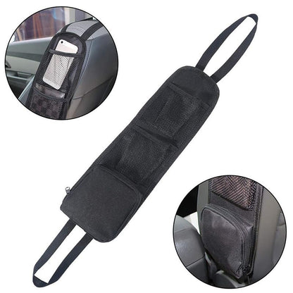 Car Seat Organizer with Multiple Pockets | Hanging Storage Bag, Durable Mesh Seat Back, Multi-Function Pockets, For Baby, Kids, Travel