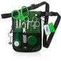 ASA TECHMED Nurse Utility Belt – Complete Medical Belt Utility Kit, Pro Pack Pocket Organizer Pouch Hip Bag for EMT, CNA, NP, PA, Student, Green - color: Green
