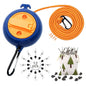 Portable Travel Clothesline Cord, Caudblor Adjustable 33ft Camping Clothes line, Laundry Drying Rope for Hotel Trip, Cruise, Outdoor/Indoor, with 12Pcs Stoppers, Windproof Clothespins - style: Blue Yellow