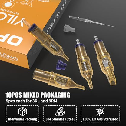 Tattoo Kit, Wireless Tattoo Gun Kit with LED Display 1600mAh Battery Rotary Tattoo Machine Kit for Beginners Complete Set with 10PCS Cartridge Needles, Ink Set, Transfer Gel and Transfer Papers